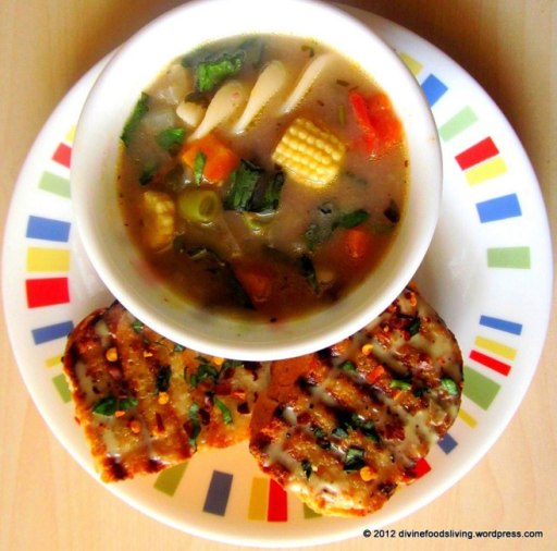 Minestrone soup from Divine Foods Living