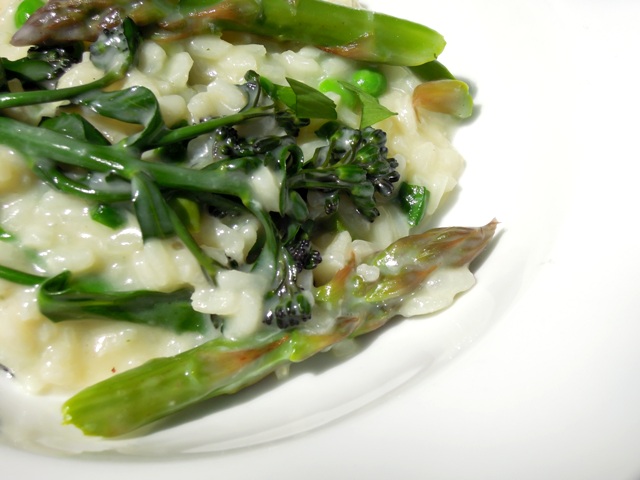 spring vegetable risotto