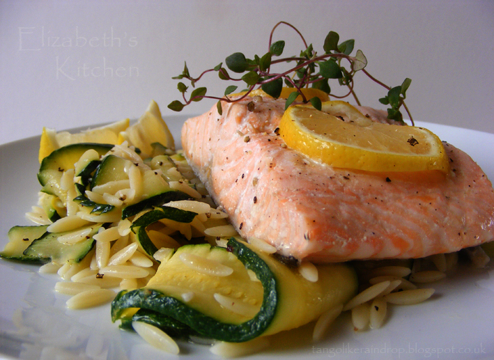 shetland salmon orzo