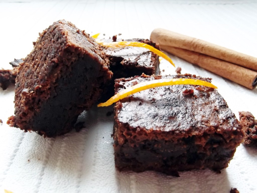 choc orange brownie