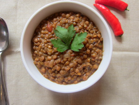 coconut lentil curry