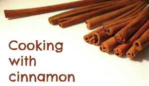 cooking with cinnamon