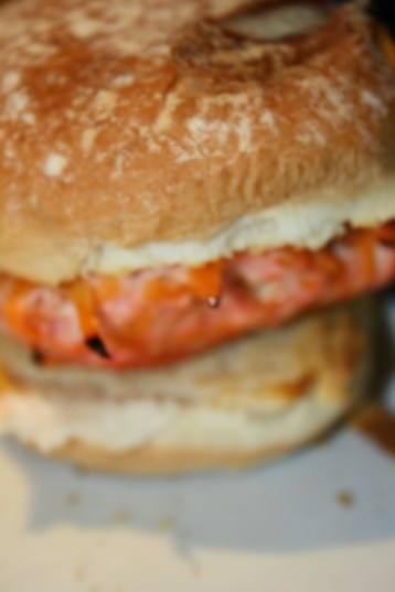 spicy chicken burger