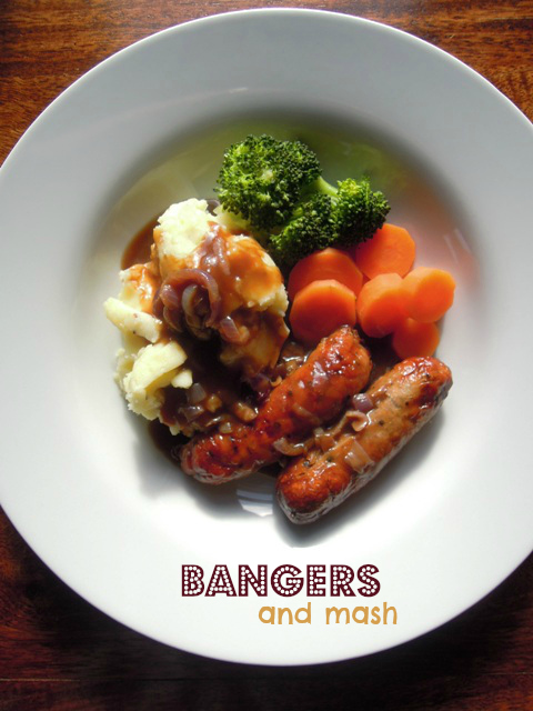 bangers and mash