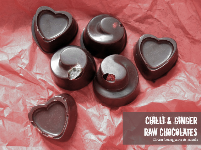 chilli ginger choclates