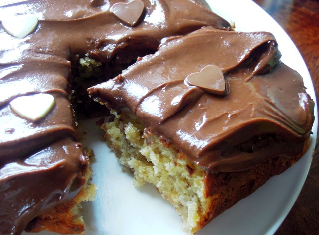 banana ginger chocolate cake