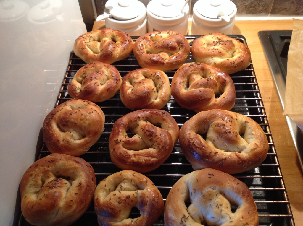 caraway pretzels
