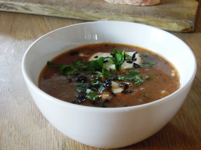 black bean soup
