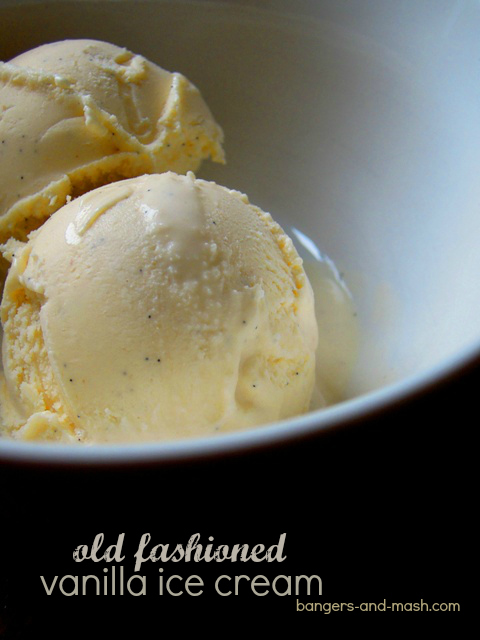 vanilla ice cream