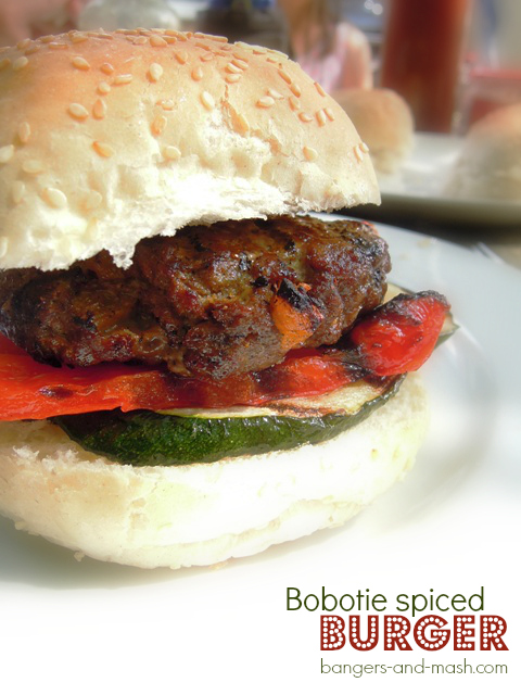 bobotie spiced burgers
