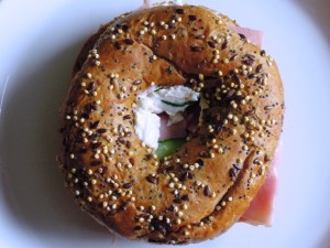 seeded bagel