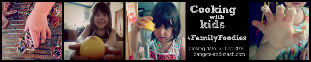 cooking with kids Collage