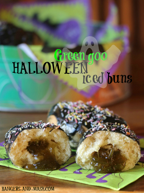 Green Goo Halloween Iced Buns3smalltext