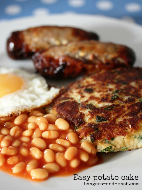 easy potato cake text