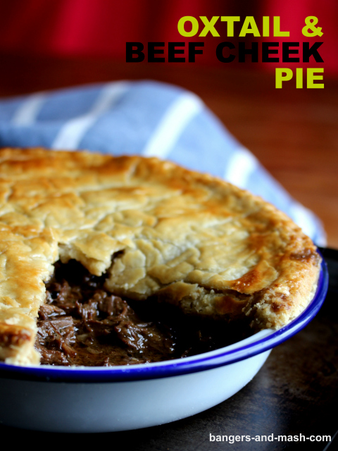 oxtail and beef cheek pie text