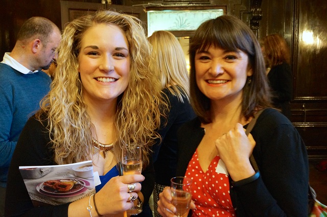 At the special afternoon tea for finalists in the Food Reader Awards with fellow blogger Helen Upshall